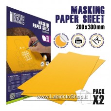 Green Stuff World Masking Paper Sheets x2