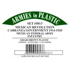 Armies in Plastic - 1/32 - 5813 - Mexican Revolution - Carranza Government Mexican Federal Army Infantry 1914-1920