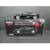TSM Model Mini GT Chevrolet Crovette Stingray Black with Midnight Gray Stripe