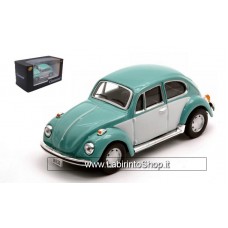 Cararama 1/43 Die-cast Metal Volkswagen Beetle Green-White