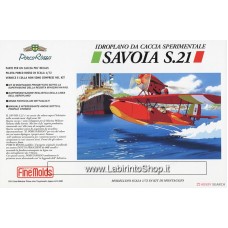FineMolds Fj-01 Savoia S.21 Folgore 1/72 Plastic Model Kit