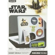 Star Wars Mandalorian Stickers riposizionabili resistenti all'acqua Set01 