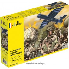 Heller A.S. 51 Horsa British Paratroopers 1/72