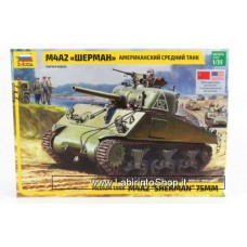 Zvezda - 3702 - 1/35 M4A2 Sherman 75mm