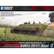 Rubicon Models 1/56 - 28mm Plastic Model Kit SdKfz 251/1 Ausf D (aka 251D)
