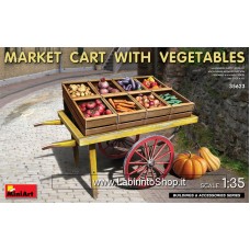 Miniart - 35623 - 1/35 Market Cart with Vegetables