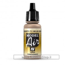 Vallejo Model Air 17ml 71.140 Us Desert Sand