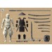 Suyata Samurai Infantry Sanshiro `Common Foot Soldier` (Black) (Set of 2) (Plastic model)