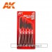 AK Interactive - AK9051 - AK Interactive: Modeling Spatulas Set