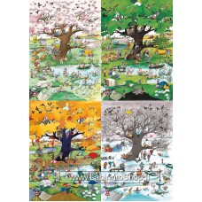 Puzzle - Heye Puzzle - Cartoon Classic - 2000 Pezzi - 4 Seasons