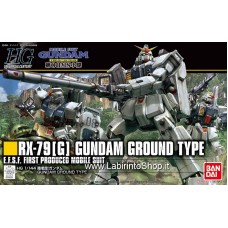 Bandai High Grade HG 1/144 Gundam Ground Type Gundam Model Kits