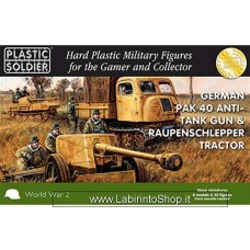 Plastic Soldier Co: 1/100 German Pak 40 Anti-tank Gun & Raupenschlepper Tractor
