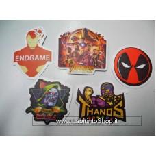 Marvel Stickers Set di 5 adesivi