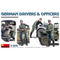 Miniart - 35345 - 1/35 German Drivers & Officiers