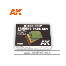 AK Interactive - AK9021 - Mixed Grit Sanding Pads Set