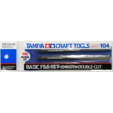 Tamiya 74104 Basic File Set Smooth Double Cut