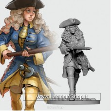 Wargamer Hot and Dangerous 28mm Astrid From Swedish Infantry