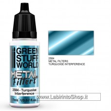 Green Stuff World Metal Filters - Interference Colours - Turqoise Interference