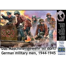 MasterBox 35218 Das Maschinengewehr ist Dort German Military Men 1944-1845 WWII Era 1/35