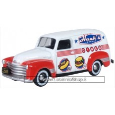 Oxford 1/76 Chevrolet Panel Van Hanks Country Diner 1950