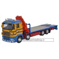 Oxford 1/76 Scania Crane Lorry - D R Macleod